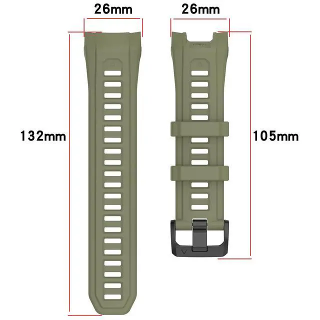 Alt view image 7 of 7 - Compatible with Garmin Instinct 3 Replacement Band - Repalcement Silicone Wrist Watch Strap Band Compatible with Garmin Instinct 3