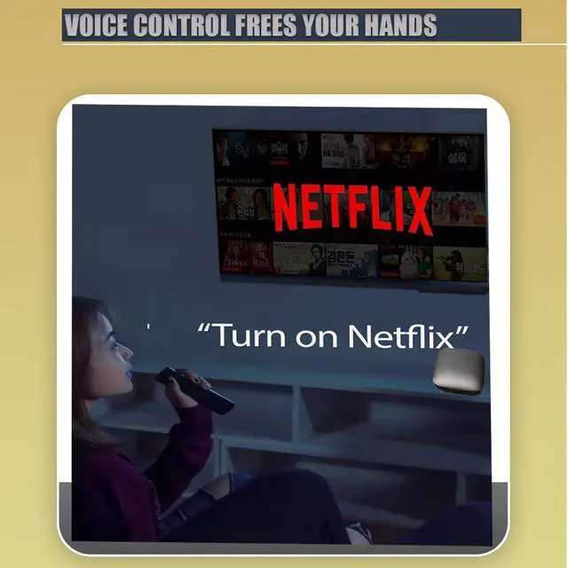 Alt view image 6 of 6 - Universal Remote Control for Xiaomi Mi TV 4S 4A Smart TV, Replacement Remote Control for Xiaomi Mi 4S 4A Smart TV with Bluetooth and Voice Control