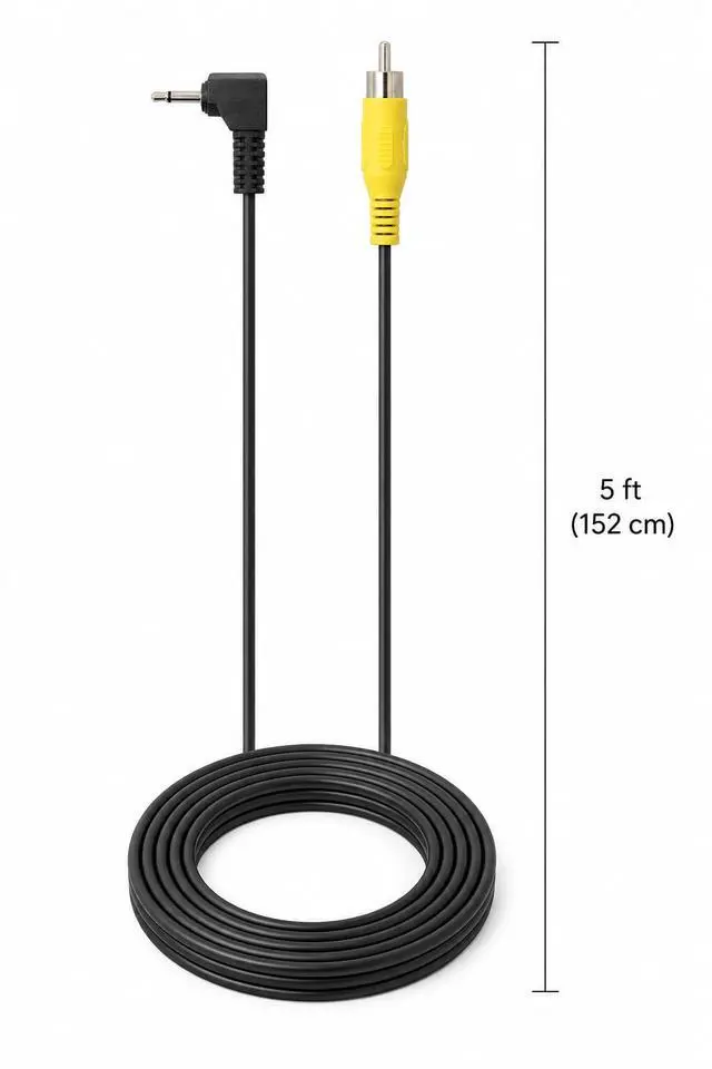 Alt view image 2 of 2 - 2.5mm Male Mono to 1 RCA Male Audio Adapter Cable Cord