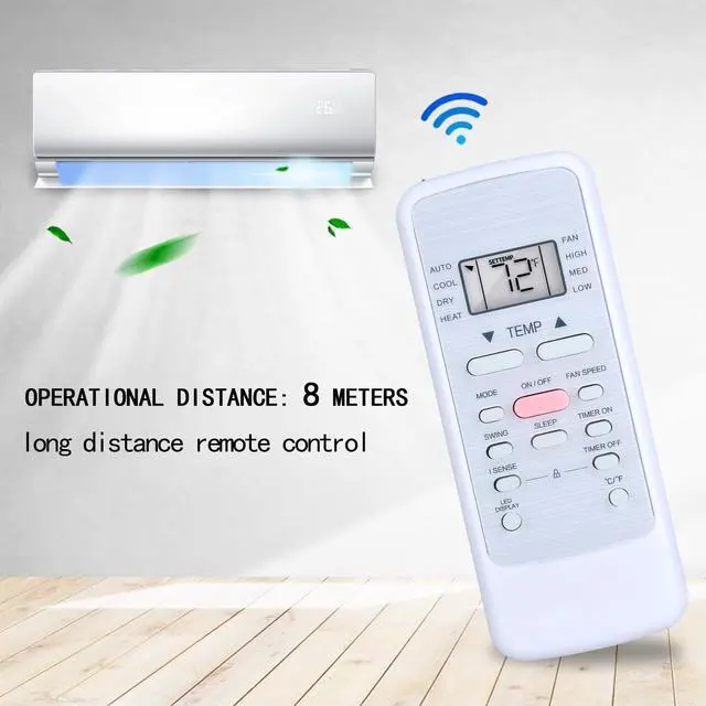 Alt view image 3 of 4 - Replacement RG51F2(2)/EFU1 Remote Control for Midea MAP05S1AWT-A MAP07S1AWT-A Portable Air Conditioner Fan, for Whynter ARC-1230WN, for PerfectAire, for Ocean Breeze