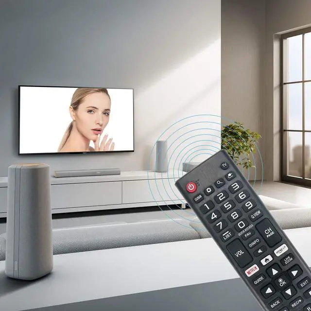 Alt view image 5 of 7 - Universal Remote Control for LG Smart TV All LG Models LCD LED 3D HDTV TV AKB75375604 AKB75095307