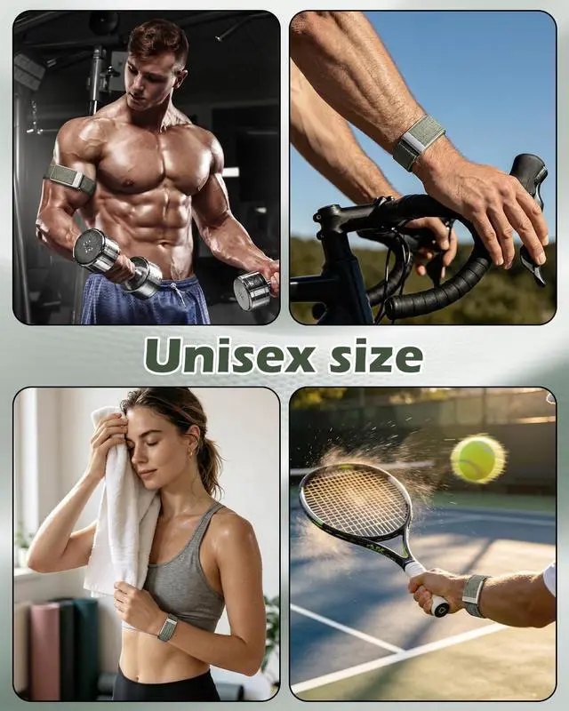 Alt view image 6 of 7 - Nylon Sport Band Compatible with Whoop 5.0 Bicep Bands One, Peak and Life, Breathable Nylon Adjustable Waterproof Replacement Wristbands Straps for Whoop Band 5.0Not Compatible with Gen 4