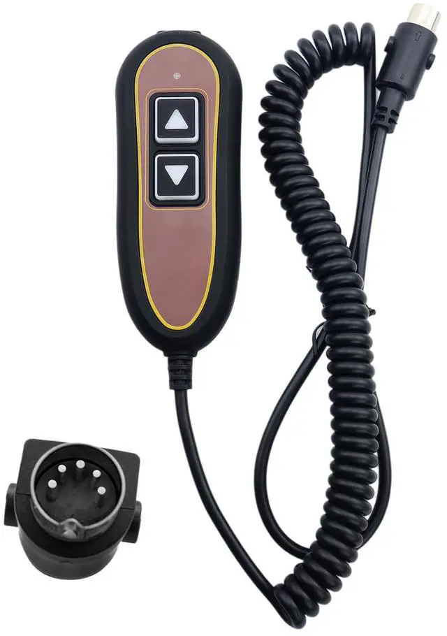 Main image of 2 Button 5 Pin Remote Compatible with Golden Technologies Lift Chairs | Hand Control Switch USB and Backlight Replace ZK1200-HC