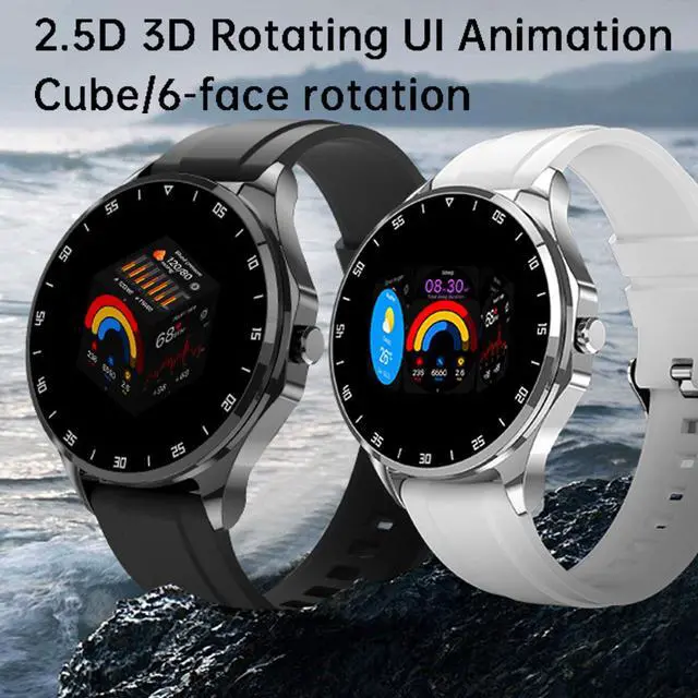 Alt view image 6 of 6 - Smart Watch with Earbuds,2 in 1 Build-in TWS Wireless BT5.0 Earphone Fitness Sports Health Monitor Black X20