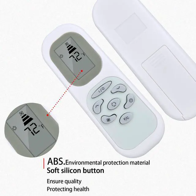 Alt view image 3 of 3 - Replacement Remote Control for Whynter Portable Air Conditioner, for Friedrich ZoneAire, for Royal Sovereign, for Amana, for ZIBRO, for Toyotomi, for EdgeStar