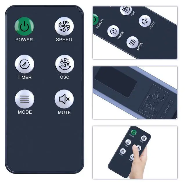 Alt view image 2 of 5 - New Replacement Remote Control for Holmes 16" 18" Digital Stand Fan | 32510140, 32510150, for 42" 45" SmartConnect WI-FI Digital Tower Fan 32510353, 32510341