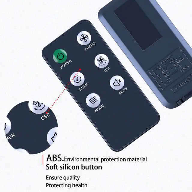 Alt view image 4 of 5 - New Replacement Remote Control for Holmes 16" 18" Digital Stand Fan | 32510140, 32510150, for 42" 45" SmartConnect WI-FI Digital Tower Fan 32510353, 32510341