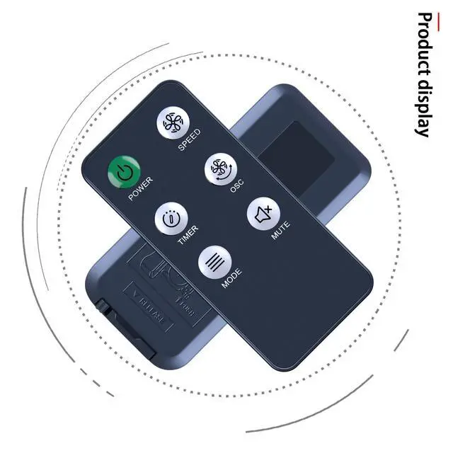 Alt view image 5 of 5 - New Replacement Remote Control for Holmes 16" 18" Digital Stand Fan | 32510140, 32510150, for 42" 45" SmartConnect WI-FI Digital Tower Fan 32510353, 32510341