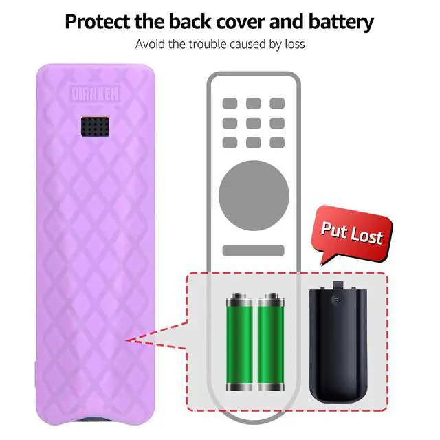 Alt view image 5 of 6 - Silicone Remote Case for Xfinity Comcast XR16 Remote Control Pink | Glow in The Dark Protective Cover for XR16 Remote Anti-Slip Pink Protector