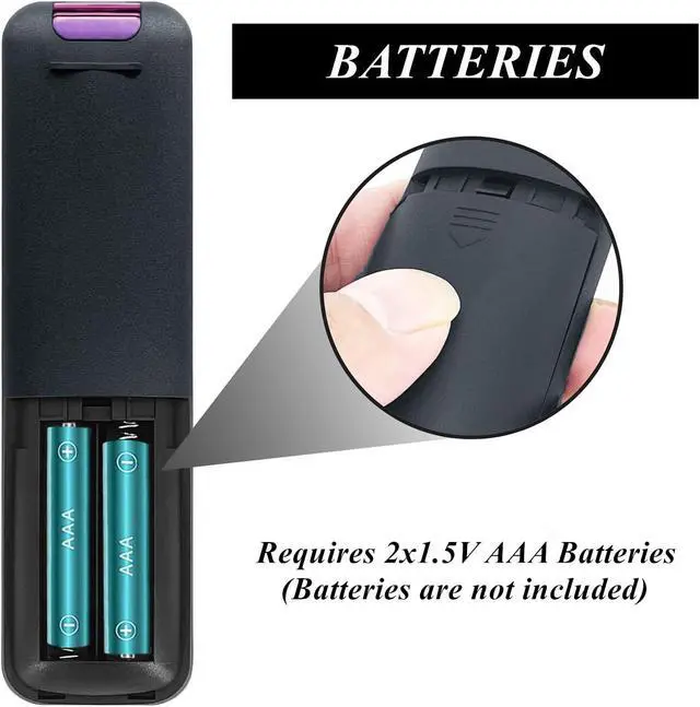 Alt view image 6 of 7 - Replacement Remote Control for FEARWIKY P2 Portable Mini Movie Projector