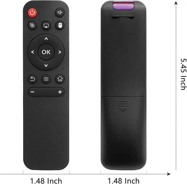 Alt view image 7 of 7 - Replacement Remote Control for FEARWIKY P2 Portable Mini Movie Projector