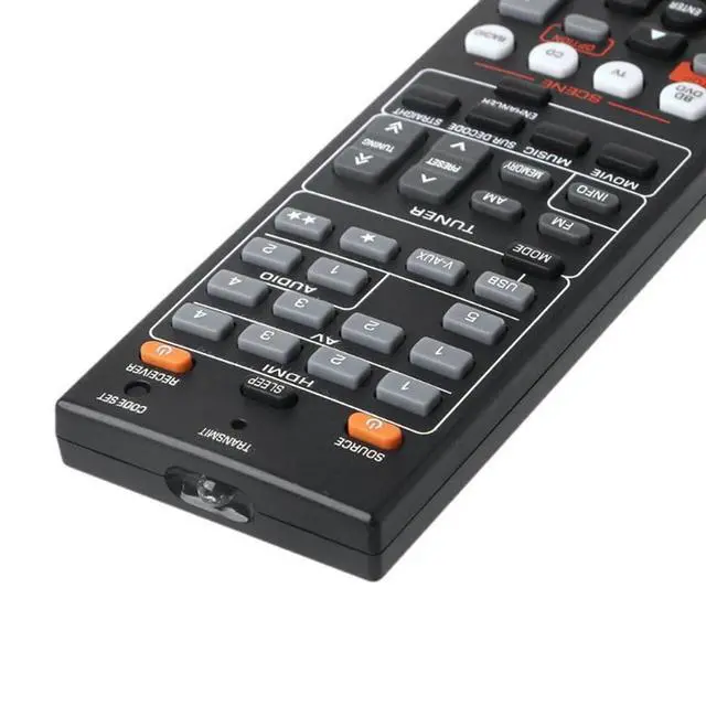Alt view image 6 of 7 - Replacement Remote Control RAV491 ZF30320 Fit for Yamaha YHT-399U HTR-5063 RAV293 RAV331 RAV334 RX-V467 RX-V367 RX-V371 AV A/V Receiver
