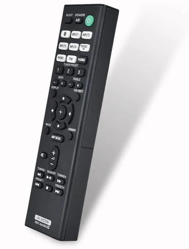 Alt view image 3 of 7 - RMT-AA400U Replacement Remote Control for Sony Stereo RMTAA400U STRDH190 STR-DH190 AV Receiver Home Theater System