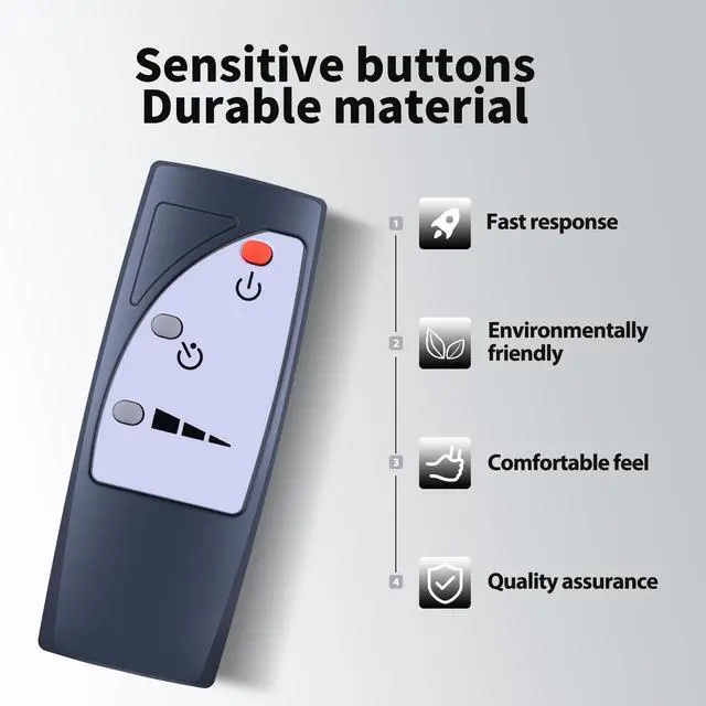 Alt view image 3 of 7 - Remote Control for Black+Decker 18-Inch Stand Fan BFSR18W BFSR18B