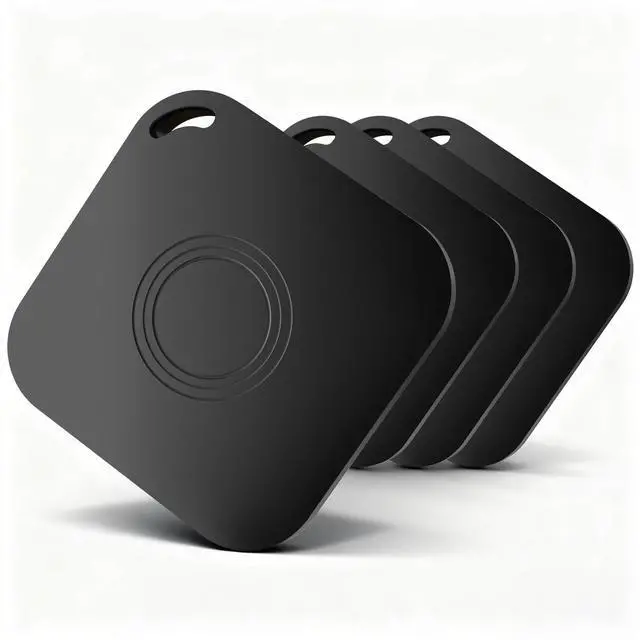 Main image of 4 Pack Air Tracker Tag, Smart Bluetooth Luggage Tracker Compatible with Apple Find My APP(iOS Only), Anti-Lost Item Locator for Keys Wallet Pets and Luggage, Waterproof with Replaceable Batter