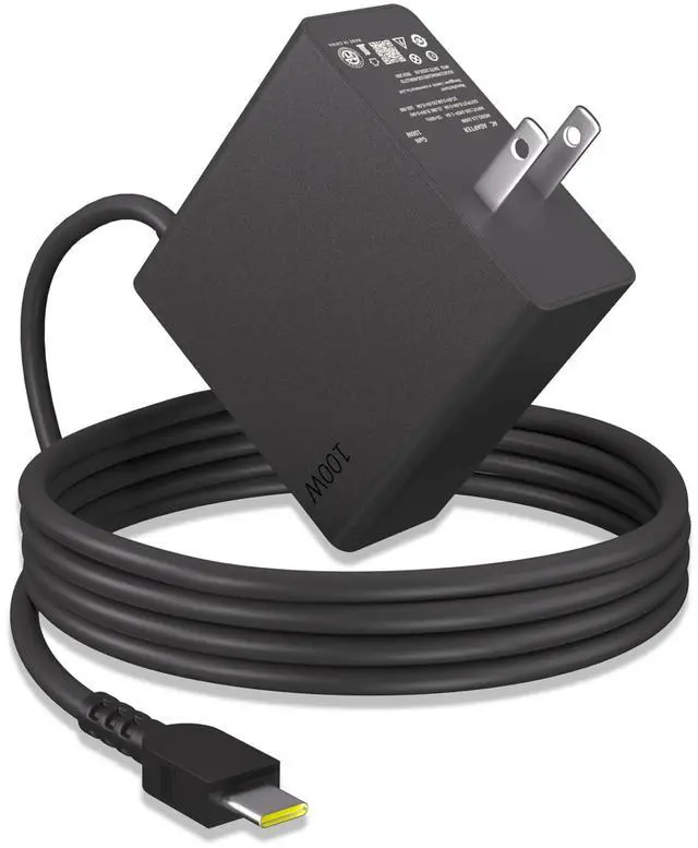 Main image of 100W 65W GaN USB C Wall Charger Ac Adapter Compatible with Lenovo | for ThinkPad X1 Carbon T14 T15 E14 E15 T480 T490 T580, for Yoga 7i 9i C940 S730, for Chromebook/IdeaPad, Fast Charging