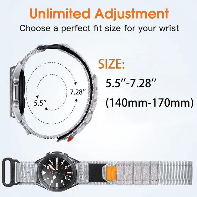Alt view image 6 of 7 - Compatible with Bushnell iON Elite Bands, Quick Release Rugged Nylon Sports Strap with Woven Loop Design Compatible with Bushnell iON Elite Watch