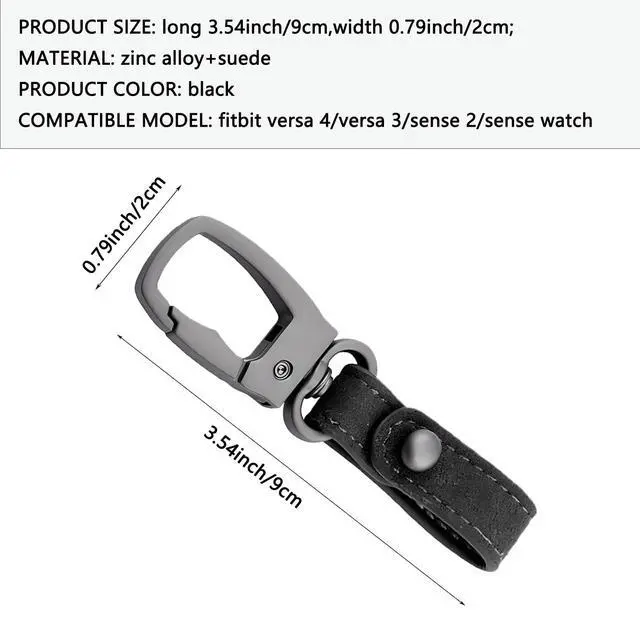 Alt view image 3 of 6 - Necklace Keychain Pendant Compatible with Google Pixel Watch Band for Women Men, Holder Clip for Google Pixel Watch 1, 2, 3 41mm Watch Accessories
