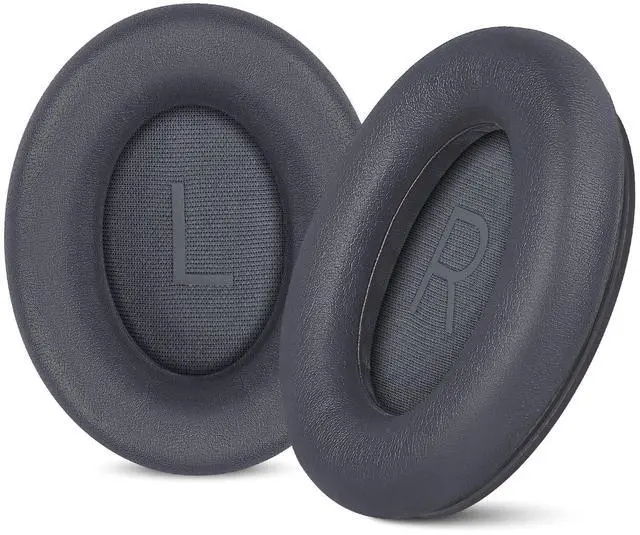 Main image of Replacement Ear Pads for Bose QuietComfort 45 35 ii (QC45 QC35) Headphones, Earpads Cushions for QC SE SC & New Quiet Comfort (Deep Bass), with Softer Foam & Protein Leather (Eclipse Grey)