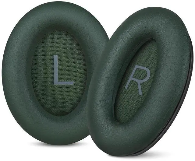 Main image of Replacement Ear Pads for Bose QuietComfort 45 35 ii (QC45 QC35) Headphones, Earpads Cushions for QC SE SC & New Quiet Comfort (Deep Bass), with Softer Foam & Protein Leather (Cypress Green)
