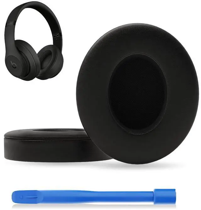 Main image of Replacement Ear Pads for Beats Studio3, Studio 2, Black | Ear Covers Earpads Cushions Compatible with Beats Studio3/2 Headphone