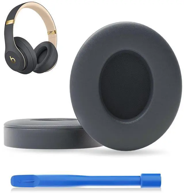 Main image of Replacement Ear Pads for Beats Studio3, Studio 2, Grey | Ear Covers Earpads Cushions Compatible with Beats Studio3/2 Headphone