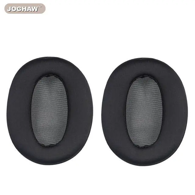 Alt view image 2 of 6 - Replacement Ear Pads for Headphones - Compatible for Sony MDR-1AM2 | Premium Ice Silk Cloth Cushions with Soft Memory Foam for Comfort - Black