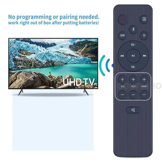 Alt view image 2 of 5 - New EN212FD1H Replacement Remote Control for Hisense 2.1 CH Soundbar A620 HS2100 AX3125H HS212F HS219, 3.1CH HS3100, for 5.1.2CH AX5125H, for 5.1 CH HS5100 Sound Bar System