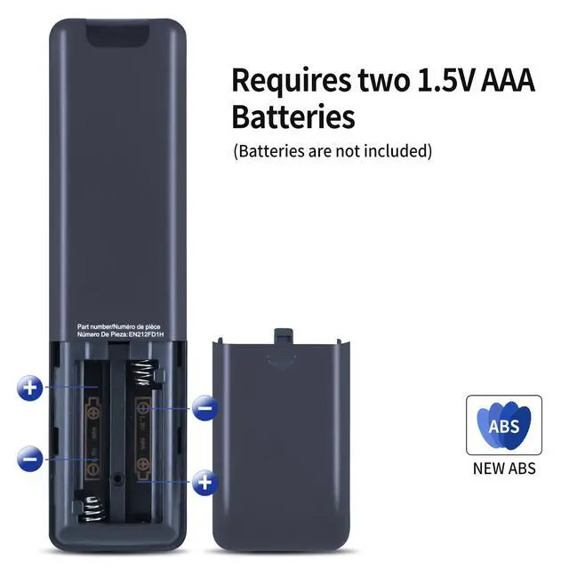 Alt view image 2 of 2 - EN212FD1H Replacement Remote for Hisense Sound Bar System, No Programming | Compatible Models: HS5100 HS2100 HS3100 A620 HS212F HS219 A620 AX3125H AX5120G AX5100Q R651 R652, Fast Response