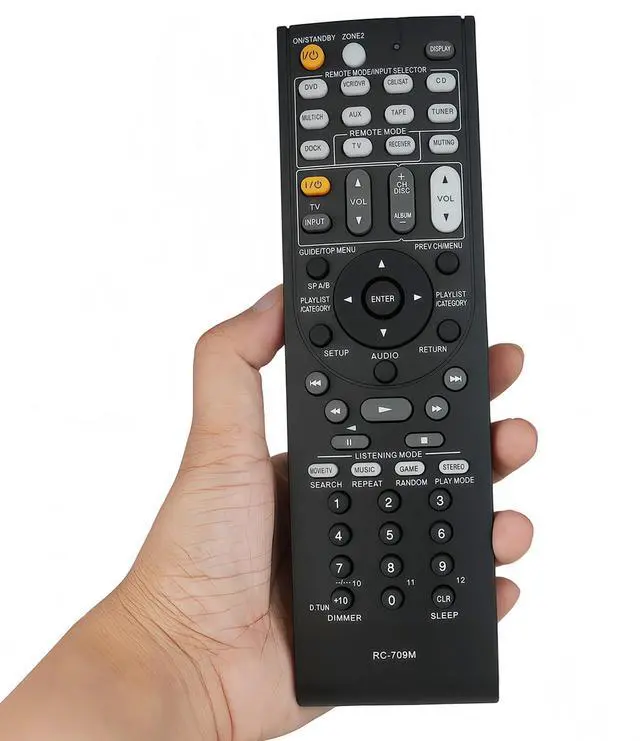 Main image of Replacement Remote Control RC-709M Compatible for ONKYO TX-SR606 TX-SR607 RC-737M RC-765M TX-SR608 TS-XR606 TX-SR606S TX-SR507 HT-RC160 AV Receiver