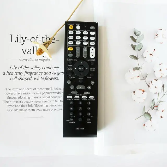 Alt view image 6 of 6 - Replacement Remote Control RC-709M Compatible for ONKYO TX-SR606 TX-SR607 RC-737M RC-765M TX-SR608 TS-XR606 TX-SR606S TX-SR507 HT-RC160 AV Receiver