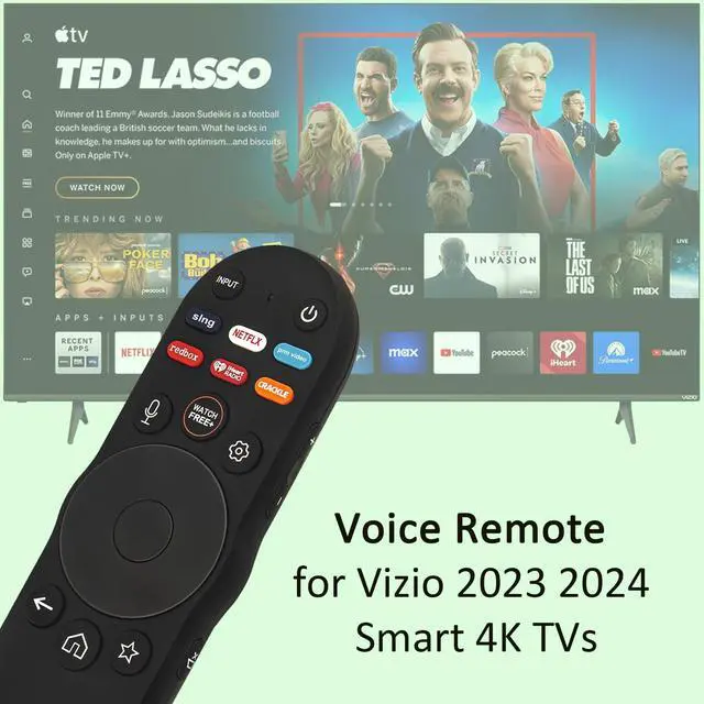 Alt view image 3 of 7 - Replacement Voice Remote XRT270, Universal Smart Remote Fit for Vizio 2023 | 2024 4K Smart TV