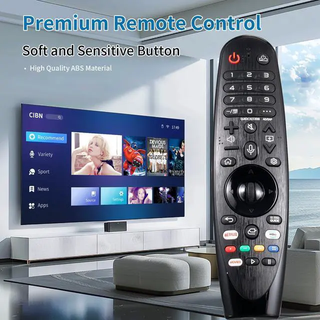 Alt view image 7 of 7 - Voice Magic Remote Control for LG TV, Universal Remote Control for LG TV Nanocell Webos UHD OLED LED LCD HD Smart TVs with Pointer and Voice Function