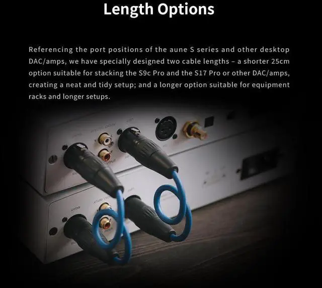 Alt view image 6 of 6 - AL3 XLR Balanced Male to Female 3-Pin Audio Cable (Pair) (1.5m)