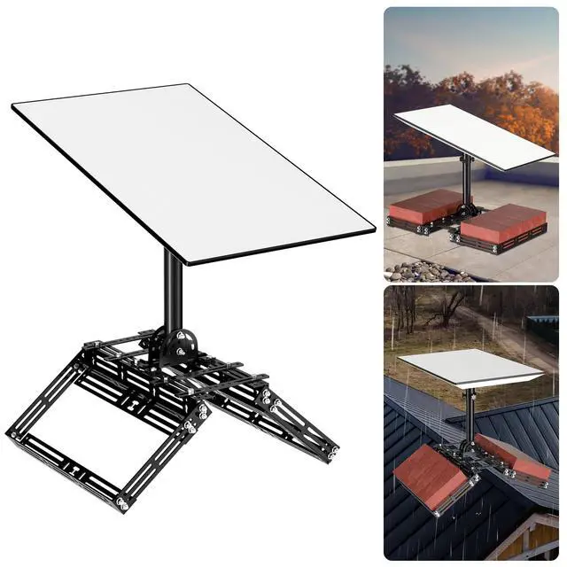 Alt view image 4 of 7 - Starlink Performance Gen 3 Roof Ridge Mount - No-Drill Installation Pole Mounting Kit with Pipe Adapter for Tilt Angle Adjustment, Compatible with Starlink Performance Gen 3 Dish