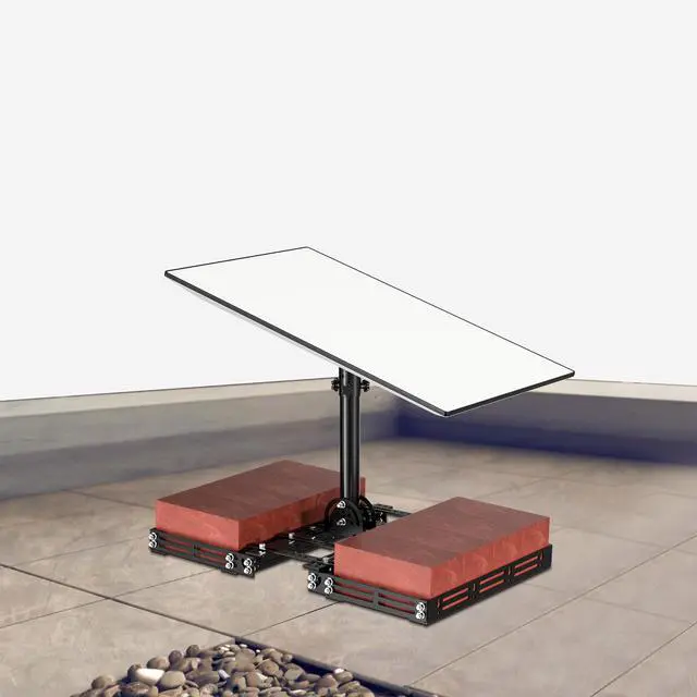 Alt view image 7 of 7 - Starlink Performance Gen 3 Roof Ridge Mount - No-Drill Installation Pole Mounting Kit with Pipe Adapter for Tilt Angle Adjustment, Compatible with Starlink Performance Gen 3 Dish