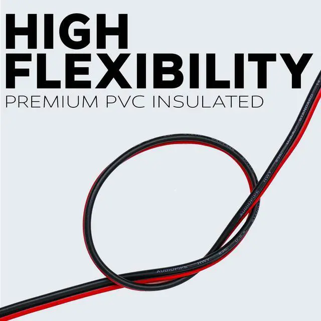 Alt view image 5 of 7 - 100 ft 10 Gauge CCA Red Black Stranded 2 Conductor Speaker Wire Car Home Audio