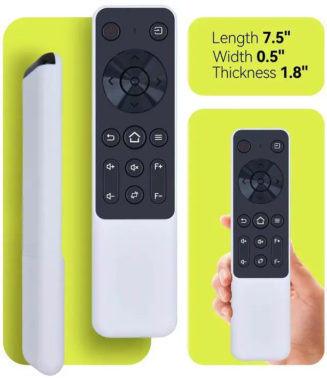 Alt view image 3 of 5 - Remote Control for VIZONY/FunFlix/OSENOUS/VGKE/HAPPRUN Projector | for VIZONY RD-830 RD830,FunFlix G1,OSENOUS RD-810 RD810,VGKE RD828,HAPPRUN JQ820,VOPLLS W-25000L,TOPTRO TR23 Projector