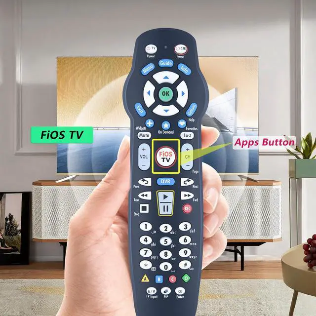 Alt view image 5 of 7 - Replacement Remote Control Compatible with Verizon Fios VZ P265v5 P265v4 RC TV STB, for RC1445302/00B