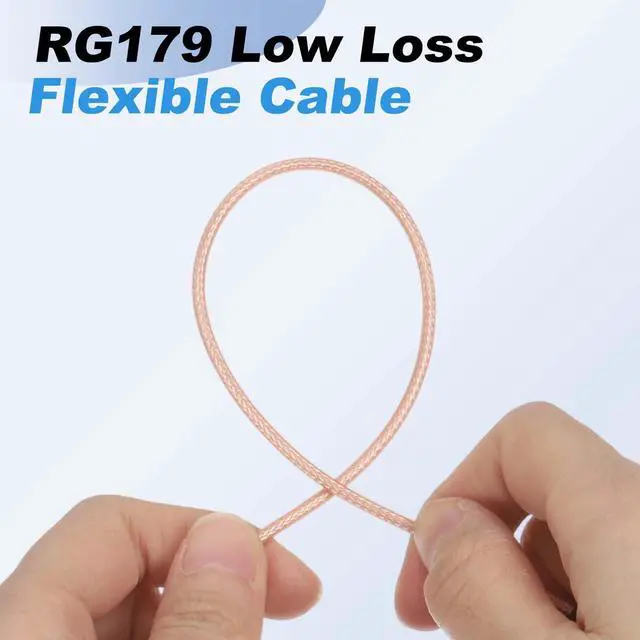 Alt view image 5 of 7 - 3.28FT 3G-SDI Cable, BNC Male to Female HD-SDI Cable 75 Ohm RG179 Coaxial Video Jumper Video Camera Wire for Camera Surveillance CCTV Monitor Broadcast System, Orange, Pack of 2