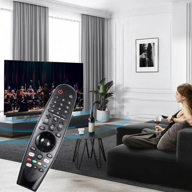 Alt view image 3 of 7 - Voice Magic Remote Control for LG TV, Universal Remote Control for LG TV Nanocell Webos UHD OLED LED LCD HD Smart TVs with Pointer and Voice Function