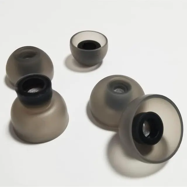 Alt view image 2 of 5 - Replacement Earbuds Tips for Samsung Galaxy Buds 2/Buds FE/Buds+ | Silicone Ear Tips for Galaxy Buds Earbuds with Filter Screen Noise Isolation, Comfort Fit, 6 Pairs L/M/S, Black