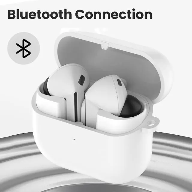Alt view image 2 of 7 - Designed for Samsung Galaxy Buds 3 FE (2025) Charging Case, Type-C USB Charger Case Box Dock Replacement for Galaxy Buds 3 FE Earbuds (White)