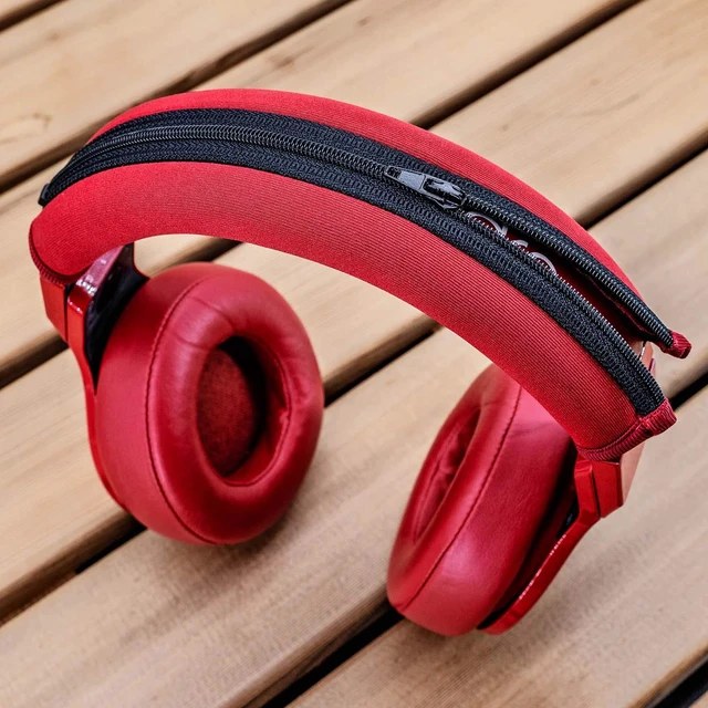 Alt view image 6 of 6 - Headphone Headband Cover Compatible with Pro Model Headphone (Red)
