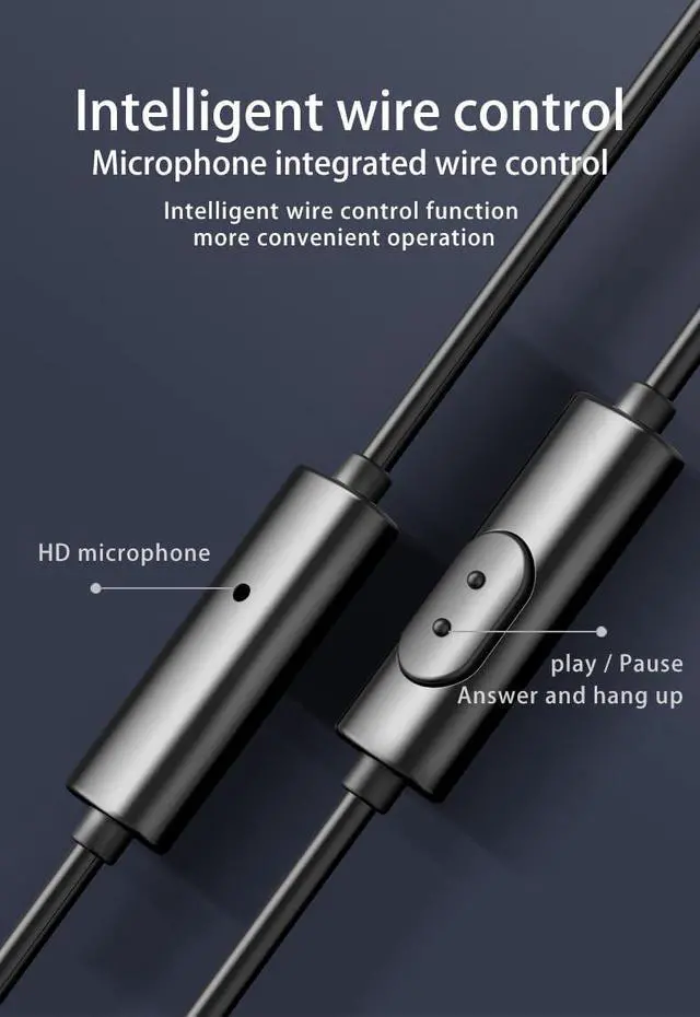 Alt view image 6 of 7 - 5 Pack Earbud Headphones Headphones Wholesale in-Ear mic 3.5mm Electronics Wired Headphones (Earphones/Earbuds/Headset) for iOS and Android Smartphones, Laptops, Gaming, Chromebook