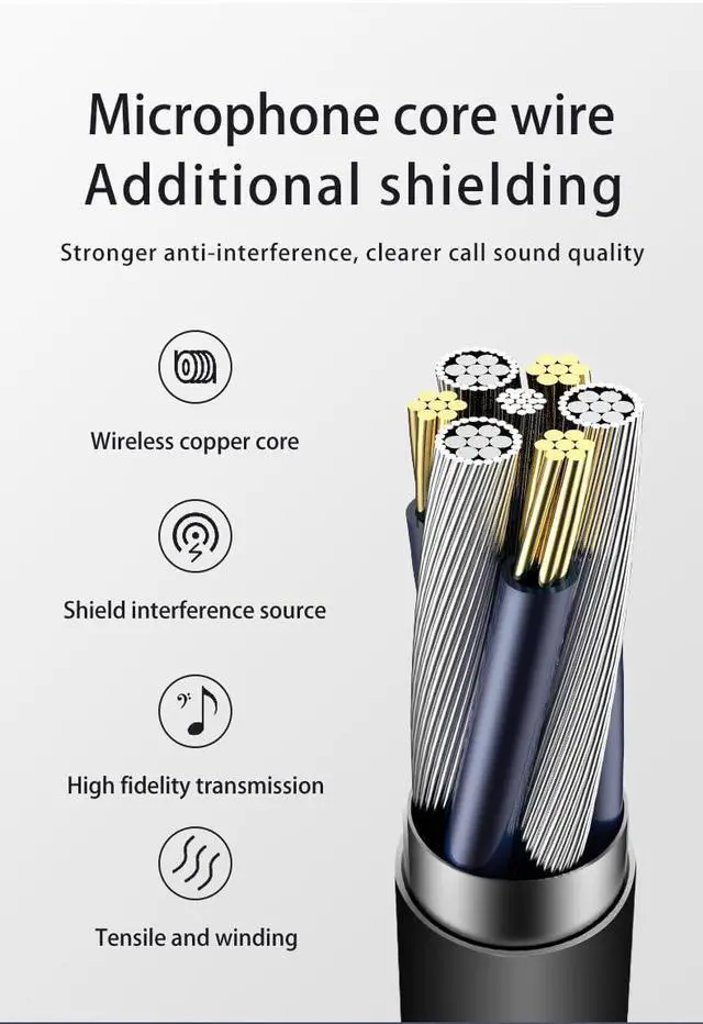 Alt view image 4 of 7 - 5 Pack Earbud Headphones Headphones Wholesale in-Ear mic 3.5mm Electronics Wired Headphones (Earphones/Earbuds/Headset) for iOS and Android Smartphones, Laptops, Gaming, Chromebook