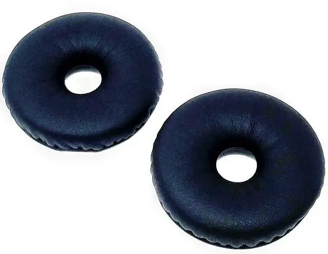 Main image of Replacement Ear Pads - Telex Airman 850 - Black Leatherette Gel Ear Cushions - 60mm Diameter - 1 Pair