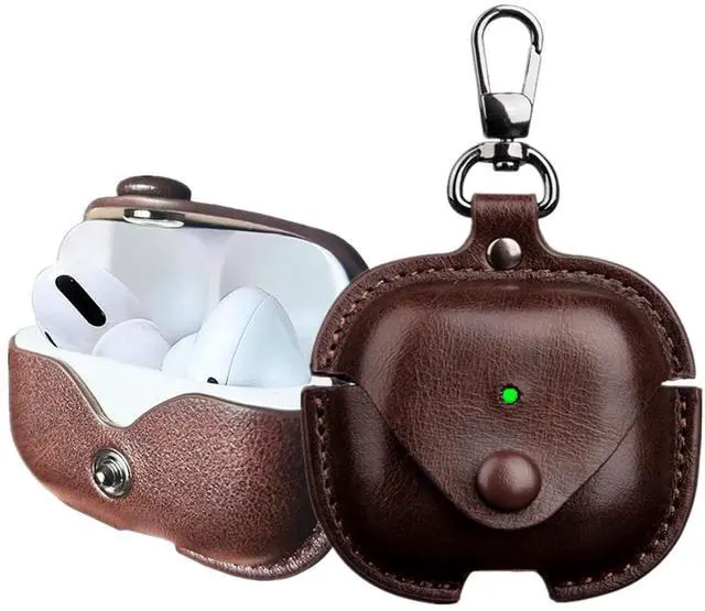 Main image of Leather Case for AirPods Pro3, for AirPod Pro 3th Generation Case Cover Retro Leather with Keychain Compatible with Apple AirPod Pro 3 Gen Charging Case 2025 (Coffee)