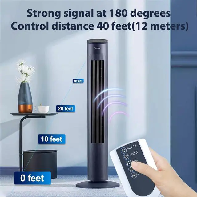 Alt view image 5 of 7 - New Fan Remote Control Replacement fit for Lasko 2551 2554 2559 4824 T32202 T36212 Wind Curve Tower, T42905 T42950 Oscillating Tower, T48331 Xtraair Tower Fans Controller