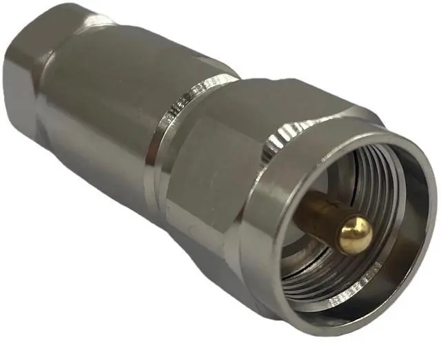 Alt view image 3 of 7 - UHF Male PL259 Connector for Andrew FSJ4-50B CommScope 1/2" Superflexible Helix Coaxial Cable